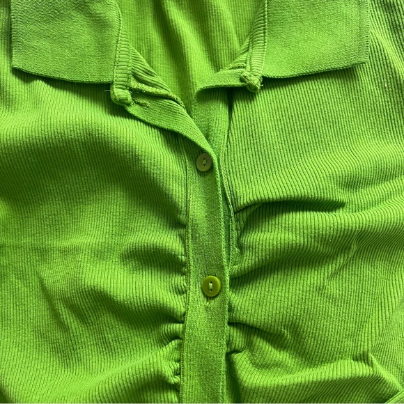 Zara Green Polo Shirt - Picture 3 of 4